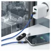 Cavo USB RealPower MagneticCharge2 1 m blu ricarica rapida trasferimento dati