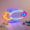 Luce neon LED MANTA SNL91MT Style RAKETA – pannello neon LED decorativo, modello SNL91MT