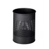 Cestino portarifiuti robusto - rotondo - 15 L - acciaio