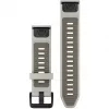 Quickfit, cinturino, smartwatch, grigio, sabbia, Garmin, Approach S70 - 42 mm, D2 Delta S