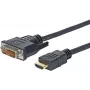 Vivolink PROHDMIDVI2 adattatore per cavo video 2 m HDMI tipo A (standard) DVI-D nero