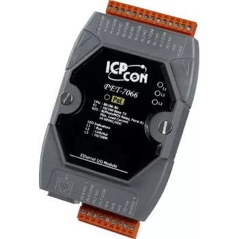Switch Ethernet MOXA PET-7066 CR 6 porte con montaggio su guida DIN (MPN 50254)