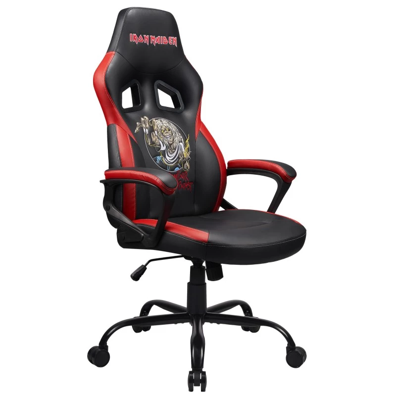 Sedia da ufficio Subsonic SA5642-IM1 seduta imbottita schienale imbottito nero rosso
