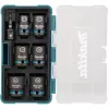 Makita E-16592 chiave a bussola per avvitatore a impulsi set di chiavi a bussola nero, turchese