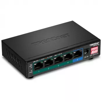 TRENDNET switch Gigabit PoE+ 5 porte 60W