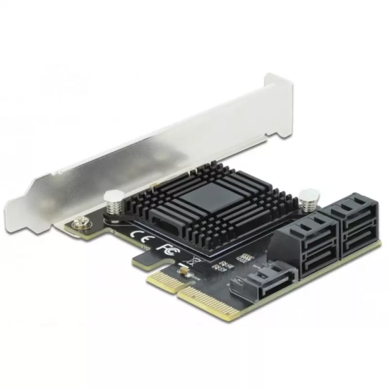 Scheda SATA PCI Express x4 DeLOCK 5 porte fattore di forma low profile