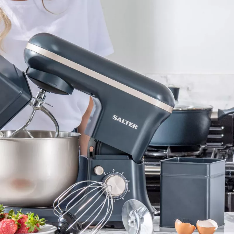 Set contenitori per cucina Salter BW126131EU7 4 pezzi, contenitori ermetici in metallo e plastica