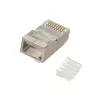 Extralink CAT6 FTP RJ45 Connettore 8P8C connettore maschio/femmina trasparente