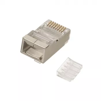 Extralink CAT6 FTP RJ45 Connettore 8P8C connettore maschio/femmina trasparente