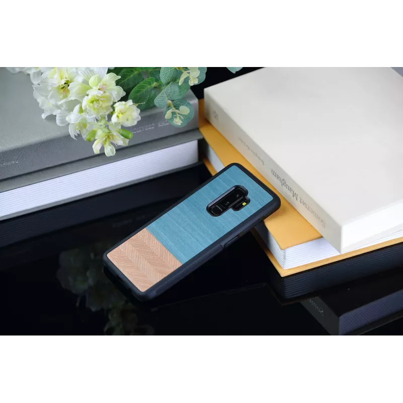 Custodia per smartphone man and wood per Samsung Galaxy S9 Plus — Denim nero