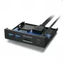 Graugear hub USB + lettore di schede multi pannello frontale, Type-C USB retail (G-MP01CR)