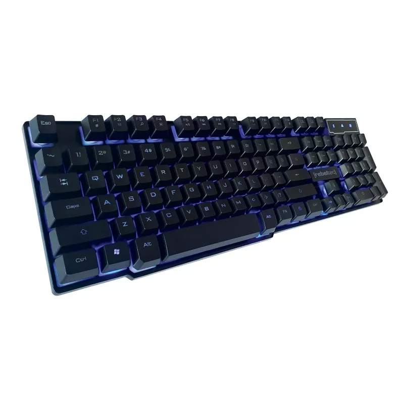 Tastiera e mouse inclusi Rebeltec SHERMAN Gaming USB QZERTY inglese nero