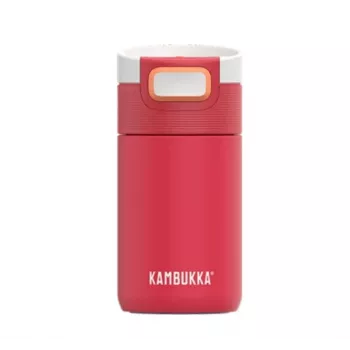 Tazza termica Kambukka ETNA 300 ml – acciaio inox sottovuoto, antischizzo con coperchio SnapClean, diametro 7,1 cm