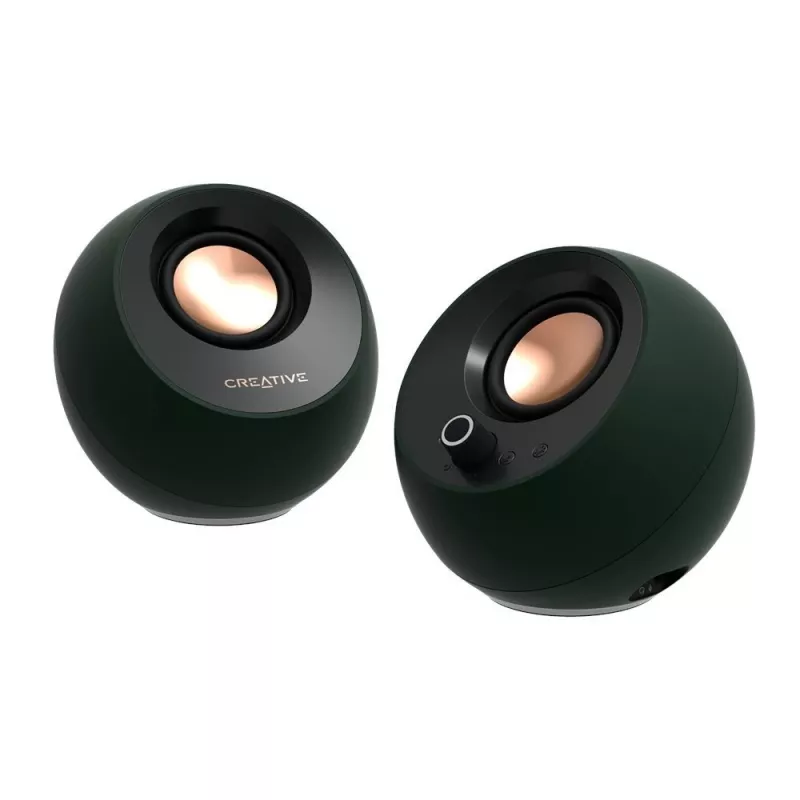 Creative Labs Creative Pebble Pro - altoparlanti - per PC - 2.0 canali - senza fili - Bluetooth - USB - 30 Watt (totali) (51MF1710AA000)