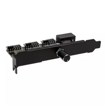 Lamptron CFM36 controller ventole e RGB LED per slot PCI, nero
