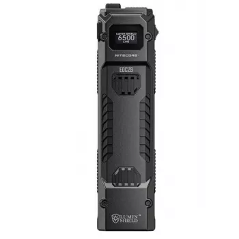 Torcia portatile Nitecore EDC29 corpo in acciaio inox, 2 LED, 15–6500 lm, IP54, USB ricaricabile