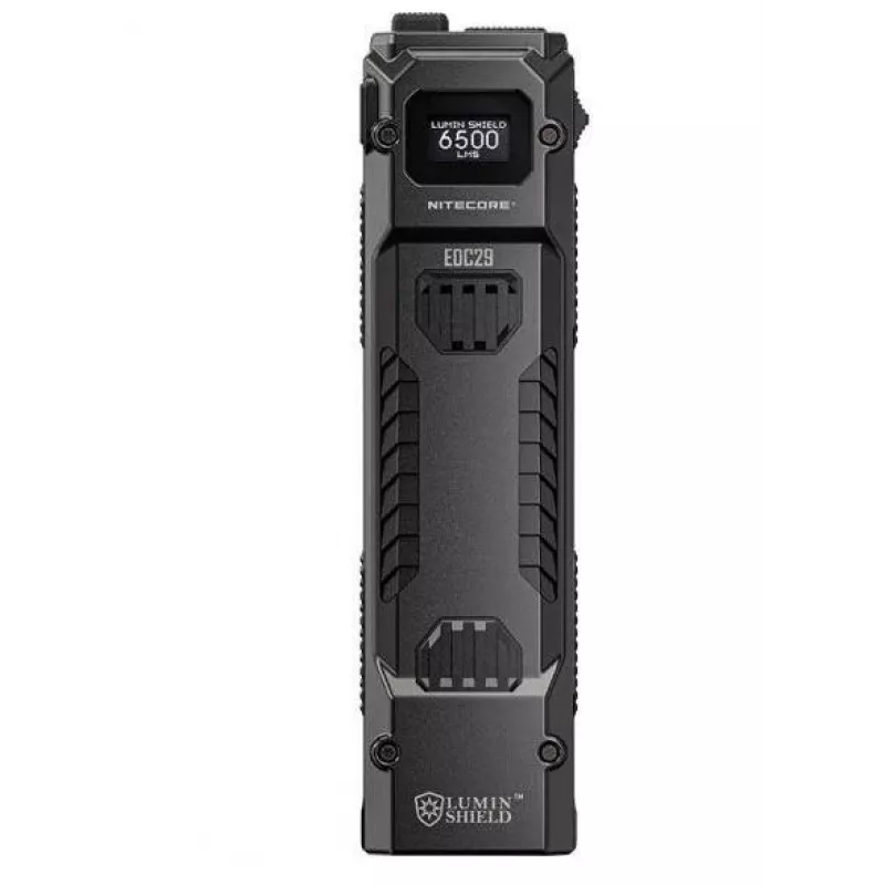 Torcia portatile Nitecore EDC29 corpo in acciaio inox, 2 LED, 15–6500 lm, IP54, USB ricaricabile