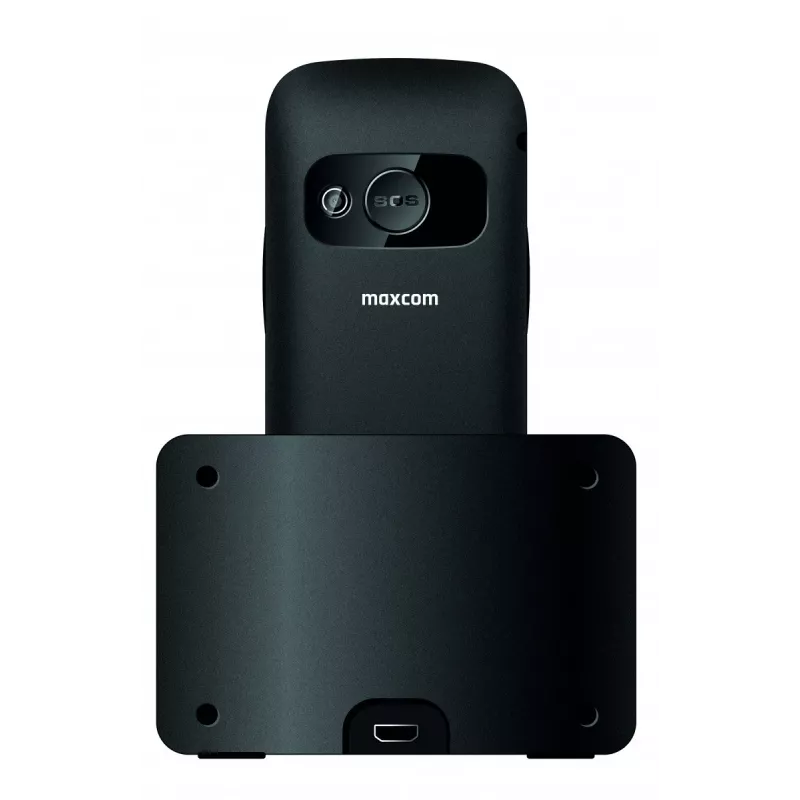 MaxCom MM720 SE telefono cellulare per anziani, display da 2,2 pollici, GSM 900/1800, nero