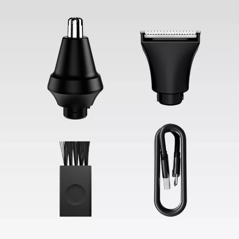 Set di rasatura Maestro MR-676 3-in-1 USB ricaricabile design compatto