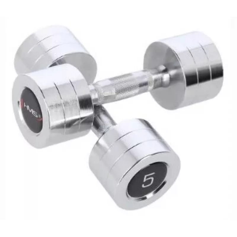 HMS Fitness CHD05 manubrio a peso fisso 5 kg 2 pezzi