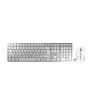 CHERRY DW 9100 tastiera mouse inclusi universale RF wireless + Bluetooth nordic argento