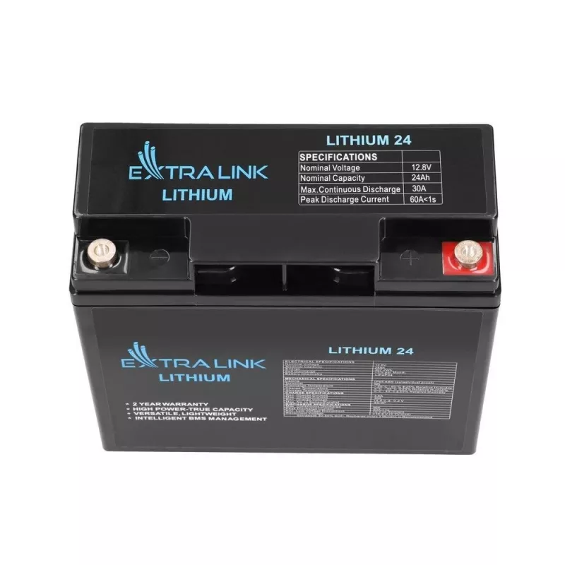 Extralink batteria LiFePO4 24000 mAh 12,8 V