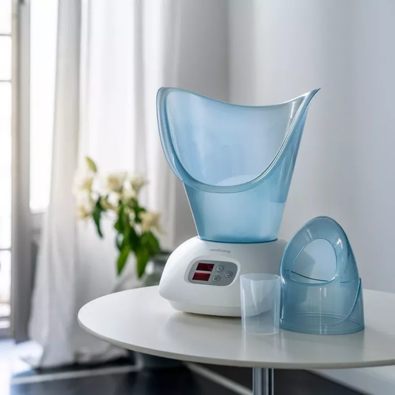 Medisana DS 400 sauna viso blu, bianco