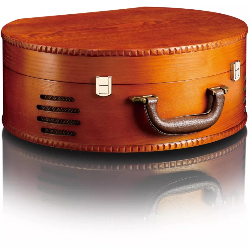 LENCO TT-34 giradischi valigetta in custodia in legno con USB