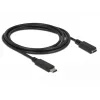 Cavo USB DeLOCK 85534 USB 3.2 Gen 1 1,5 m USB-C nero