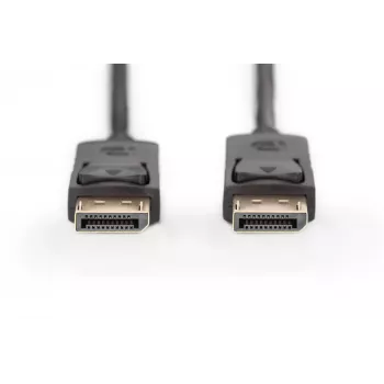 Cavo di collegamento DisplayPort con blocco 1080p 60Hz FHD tipo DP / DP M / M nero 1m