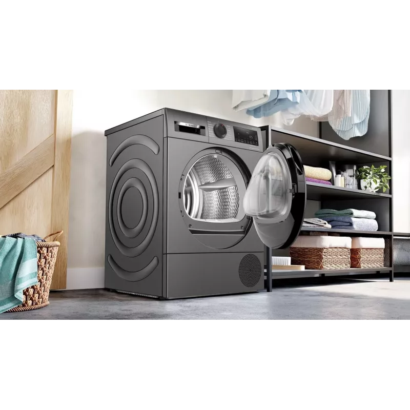 Bosch WQG245DXSN asciugatrice a pompa di calore 9 kg