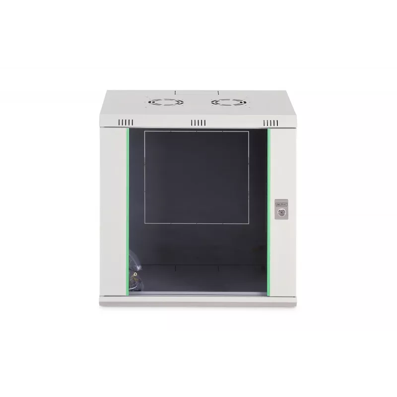 Armadio da parete DIGITUS Dynamic-N 12U, 19 inch, 600x450 mm (LxP), IP20, serratura a chiave, smontato