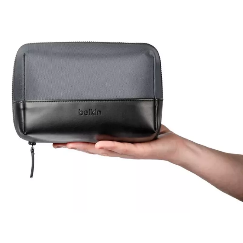 Organizer da viaggio Belkin MMA013HQBK design compatto materiale robusto, borsa per cavi e accessori