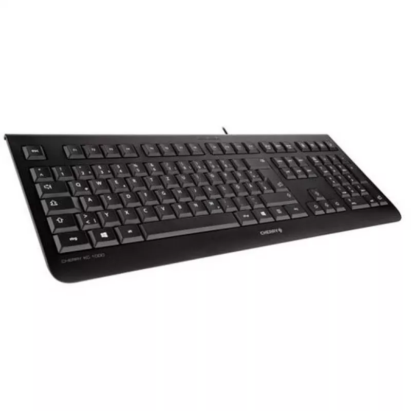Tastiera CHERRY KC 1000 Ufficio USB QWERTY Spagnolo Nero