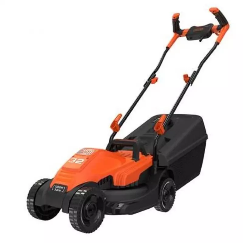 Tosaerba elettrico Black & Decker con regolazione altezza di taglio 1200 W larghezza di taglio (max.) 32 cm