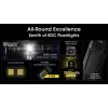Torcia portatile Nitecore EDC29 corpo in acciaio inox, 2 LED, 15–6500 lm, IP54, USB ricaricabile