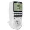 Timer elettronico QOLTEC PC0628 con display LCD, conto alla rovescia 24 ore