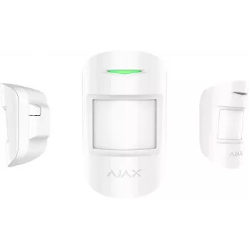 Ajax MotionProtect Outdoor Sensore PIR Wireless Soffitto Parete Bianco