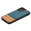 Custodia per cellulare Man and Wood per iPhone 12 mini — Denim nero