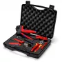 Set di pinze crimpatrici Knipex 97 91 04 V01 grigio arancione rosso 5 pezzi