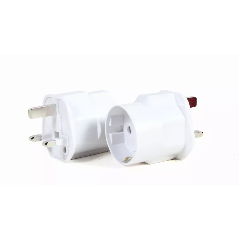 Gembird A-AC-EUFUKM-01 adattatore di rete AC, presa EU Schuko su spina UK, 13 A