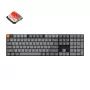 Tastiera Keychron K5 Max universale USB RF wireless Bluetooth nero grigio meccanica RGB