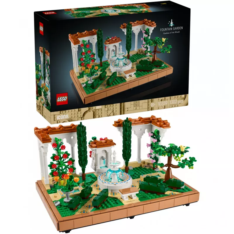 LEGO ICONS 10359 Giardino con fontana