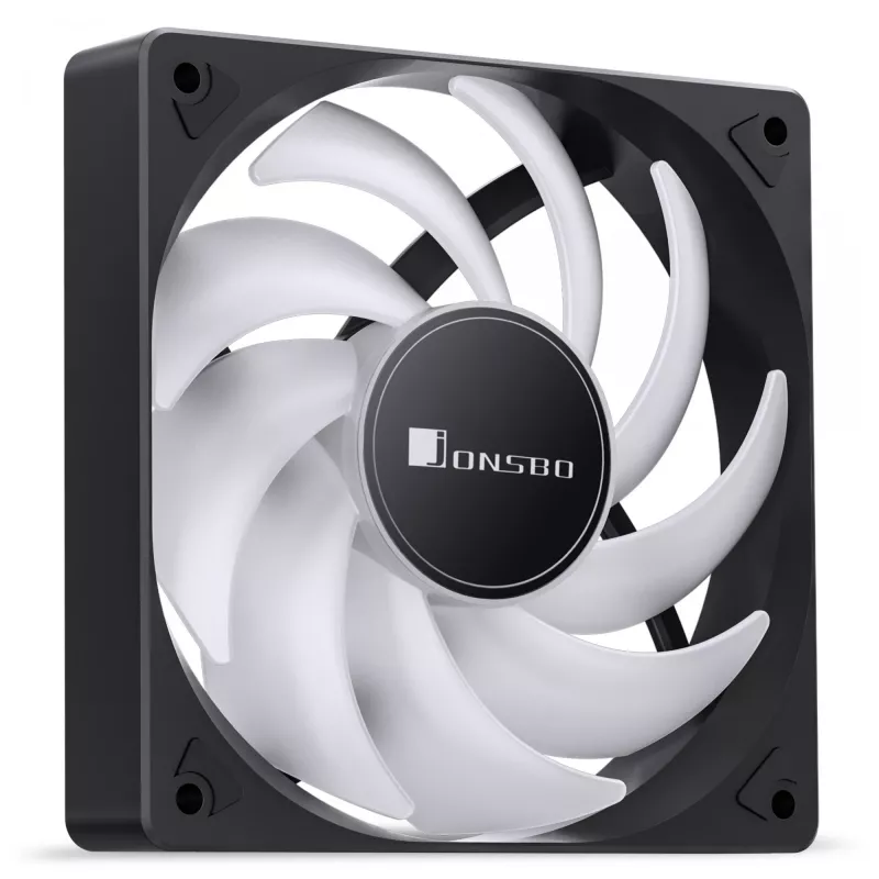 JONSBO SL-120CW ventola per case RGB da 120 mm, 3 pin, bianca