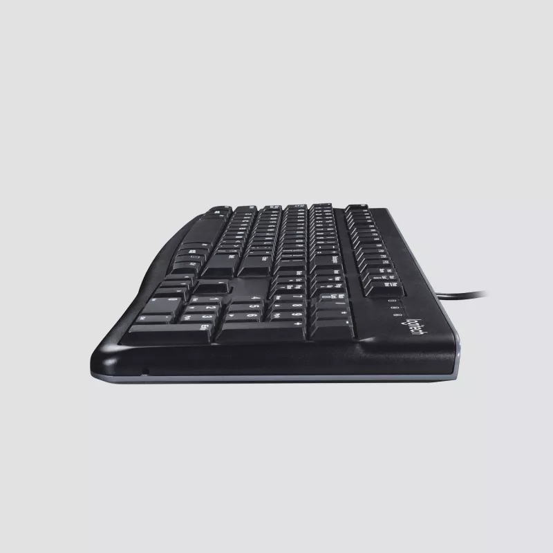 Logitech Desktop MK120 combo, nero, con filo, layout svizzero, 920-002504