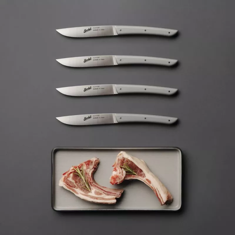 Berkel set coltelli da bistecca 4 pezzi colore grigio