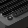 Case PC HAVN HS 420 VGPU, Midi-Tower, E-ATX, vetro temperato, cavo riser PCIe-5.0 - nero
