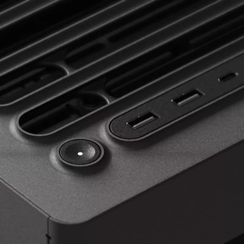 Case PC HAVN HS 420 VGPU, Midi-Tower, E-ATX, vetro temperato, cavo riser PCIe-5.0 - nero