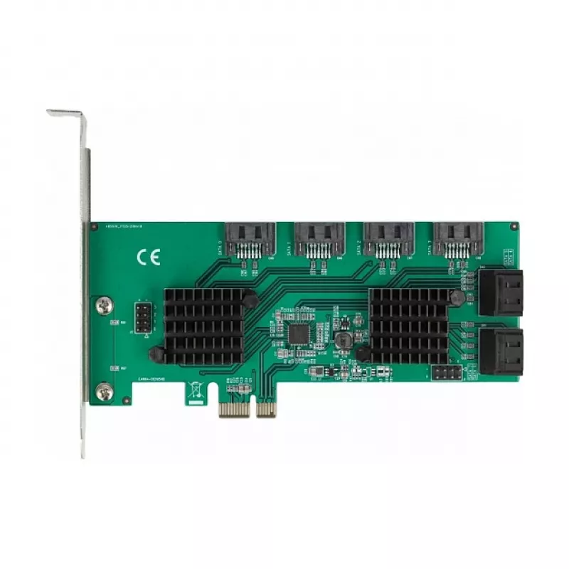 Scheda DeLOCK 8 porte SATA PCI Express x1 formato low-profile