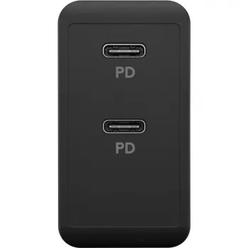 Caricabatterie da interno Goobay 61757 ricarica rapida USB Type-C 2 porte nero